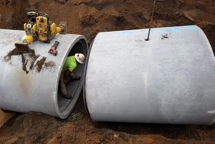 Reinforced Concrete Pipe’s Unmatched Structural Strength Offers Advantages Over Flexible Pipe Materials