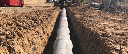 Reinforced Concrete Pipe Functions as Both Structure and Conduit