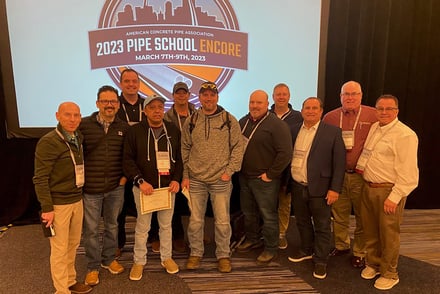 The American Concrete Pipe Association Recognizes County Materials’ Production Teams for Safety Innovations